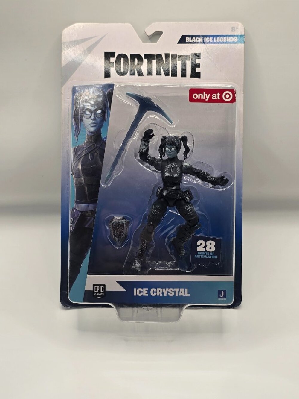 Fortnite Black Ice Legends Series ICE CRYSTAL Target Exclusive 4" Solo Mode